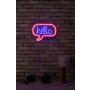 WALLXPERT Zidna LED dekoracija Hello PinkBlue - slika 3