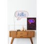 WALLXPERT Zidna LED dekoracija Hello PinkBlue - slika 4
