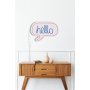 WALLXPERT Zidna LED dekoracija Hello PinkBlue - slika 5