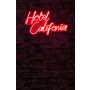 WALLXPERT Zidna LED dekoracija Hotel California Red - slika 3