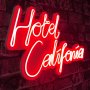 WALLXPERT Zidna LED dekoracija Hotel California Red - slika 1