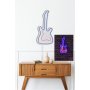 WALLXPERT Zidna LED dekoracija Guitar BluePink - slika 3