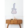 WALLXPERT Zidna LED dekoracija Guitar BluePink - slika 4