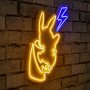 WALLXPERT Zidna LED dekoracija Pikachu YellowBlue - slika 1