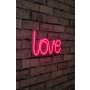 WALLXPERT Zidna LED dekoracija Love Pink - slika 2