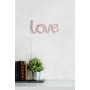WALLXPERT Zidna LED dekoracija Love Pink - slika 5