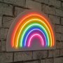 WALLXPERT Zidna LED dekoracija Rainbow Multicolor - slika 1