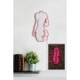 WALLXPERT Zidna LED dekoracija Sexy Woman Pink - slika 3