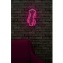 WALLXPERT Zidna LED dekoracija Sexy Woman Pink - slika 4