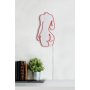 WALLXPERT Zidna LED dekoracija Sexy Woman Pink - slika 5