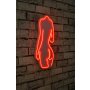 WALLXPERT Zidna LED dekoracija Sexy Woman Red - slika 2
