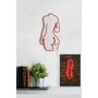 WALLXPERT Zidna LED dekoracija Sexy Woman Red - slika 3