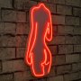 WALLXPERT Zidna LED dekoracija Sexy Woman Red - slika 1
