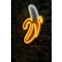 WALLXPERT Zidna LED dekoracija Banana YellowWhite - slika 2
