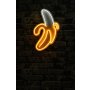WALLXPERT Zidna LED dekoracija Banana YellowWhite - slika 3