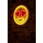 WALLXPERT Zidna LED dekoracija Love Smile RedYellow - slika 2