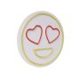 WALLXPERT Zidna LED dekoracija Love Smile RedYellow - slika 5
