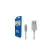 Xwave Kabl USB2.0 na Micro USB 2M,2A,aluminium,upleteni srebrni - slika 1