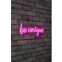 WALLXPERT Zidna LED dekoracija Be Unique Pink - slika 2