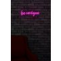 WALLXPERT Zidna LED dekoracija Be Unique Pink - slika 3