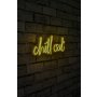 WALLXPERT Zidna LED dekoracija Chill Out Yellow - slika 2