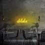 WALLXPERT Zidna LED dekoracija Oh La La Yellow - slika 3