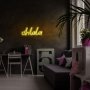 WALLXPERT Zidna LED dekoracija Oh La La Yellow - slika 4