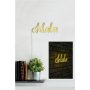 WALLXPERT Zidna LED dekoracija Oh La La Yellow - slika 5