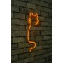WALLXPERT Zidna LED dekoracija Cat Yellow - slika 2