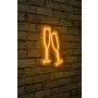 WALLXPERT Zidna LED dekoracija Champagne Glasses Yellow - slika 2