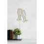 WALLXPERT Zidna LED dekoracija Champagne Glasses Yellow - slika 5