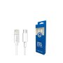 Xwave Kabl USB Tip-C za IPHONE 2M 3A,lightning aluminium,beli - slika 1