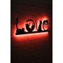 WALLXPERT Zidna LED dekoracija Cat Love Red - slika 2