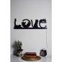 WALLXPERT Zidna LED dekoracija Cat Love Red - slika 4