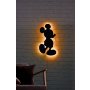 WALLXPERT Zidna LED dekoracija Mickey Mouse Yellow - slika 3