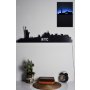 WALLXPERT Zidna LED dekoracija NYC Skyline Blue - slika 1