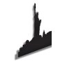 WALLXPERT Zidna LED dekoracija NYC Skyline Yellow - slika 5