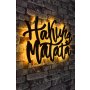 WALLXPERT Zidna LED dekoracija Hakuna Matata - Yellow - slika 3