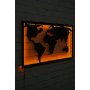 WALLXPERT Zidna LED dekoracija World Map 2 Yellow - slika 2