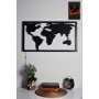 WALLXPERT Zidna LED dekoracija World Map 2 Yellow - slika 1