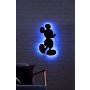WALLXPERT Zidna LED dekoracija Mickey Mouse Blue - slika 3