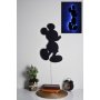 WALLXPERT Zidna LED dekoracija Mickey Mouse Blue - slika 1