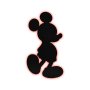 WALLXPERT Zidna LED dekoracija Mickey Mouse Red - slika 5