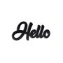 WALLXPERT Zidna LED dekoracija Hello Yellow - slika 4