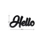 WALLXPERT Zidna LED dekoracija Hello Yellow - slika 5