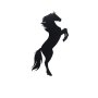 WALLXPERT Zidna LED dekoracija Wild Horse Red - slika 4