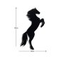WALLXPERT Zidna LED dekoracija Wild Horse Red - slika 5