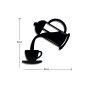 WALLXPERT Zidna LED dekoracija Coffee Yellow - slika 5