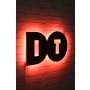 WALLXPERT Zidna LED dekoracija Do It Red - slika 2