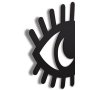 WALLXPERT Zidna LED dekoracija Evil Eye Yellow - slika 5